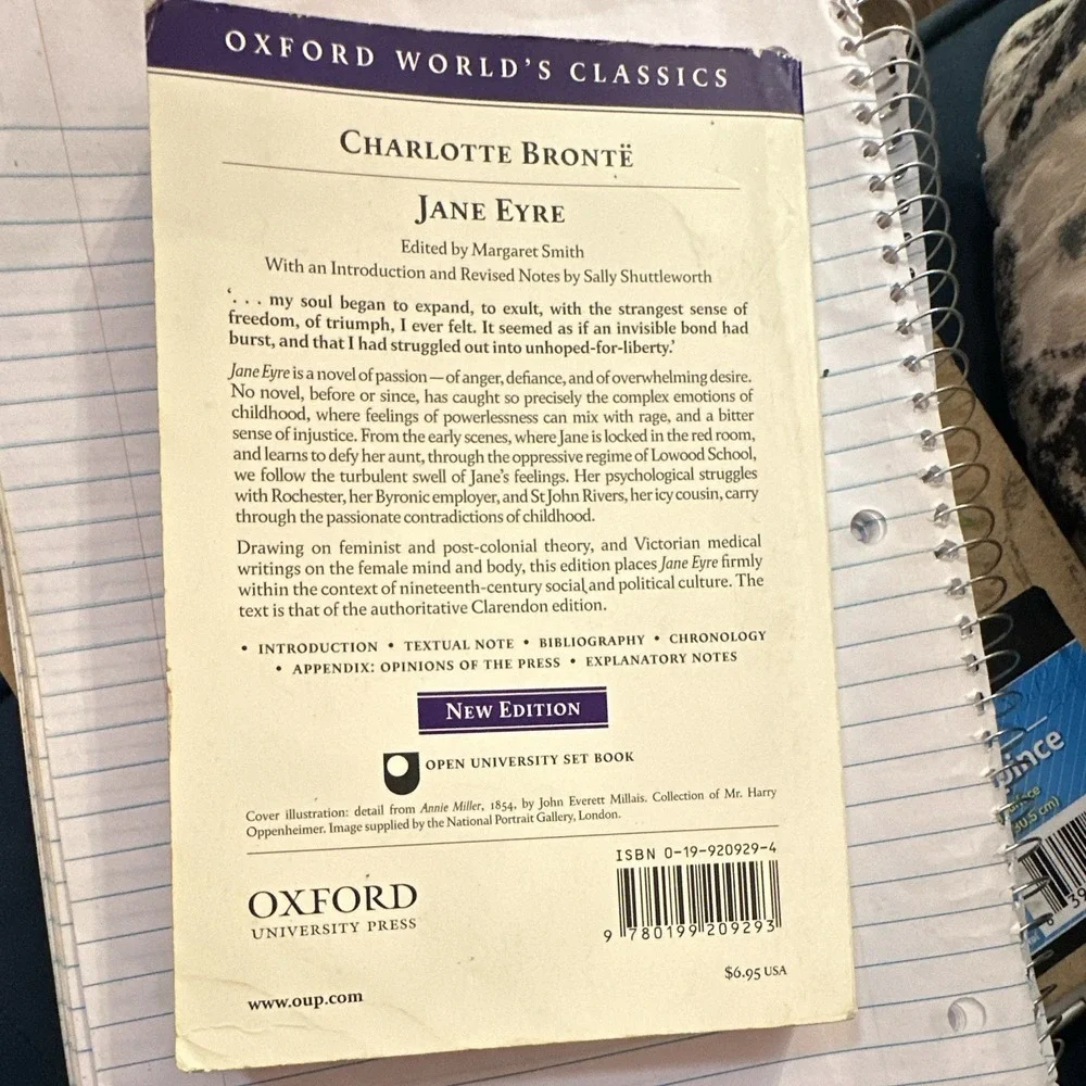 Oxford World's Classics Jane Eyre by Charlotte Brontë Paperback New Edition 1998